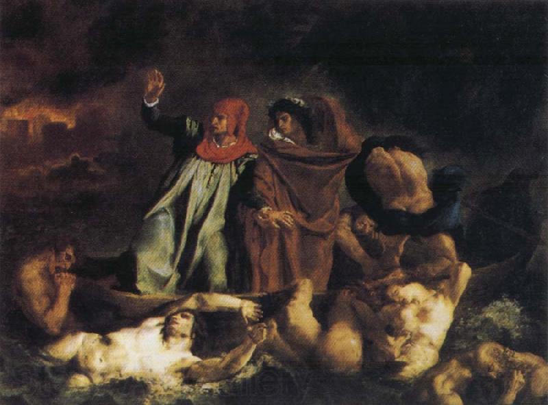 Eugene Delacroix The Bark of Dante